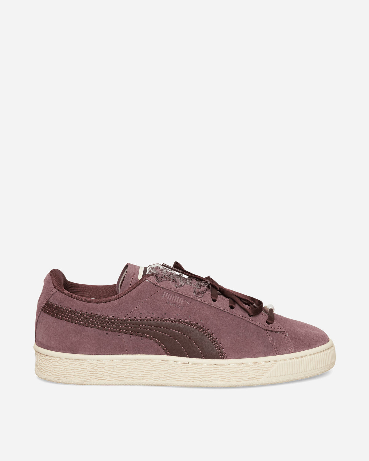 Puma Wmns Suede Bloom Wns Rich Cocoa/Chocolate Fondue Sneakers Low 408330-04