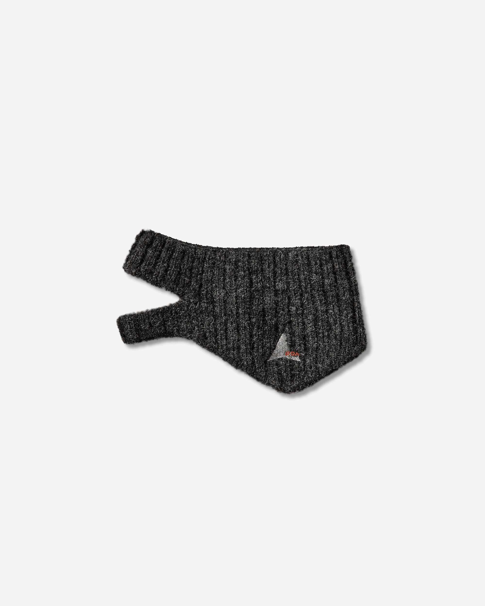ROA Hawk Wool Knit Ear Warmer Graphite Hats Beanies YBUW296YA16 GRY0045