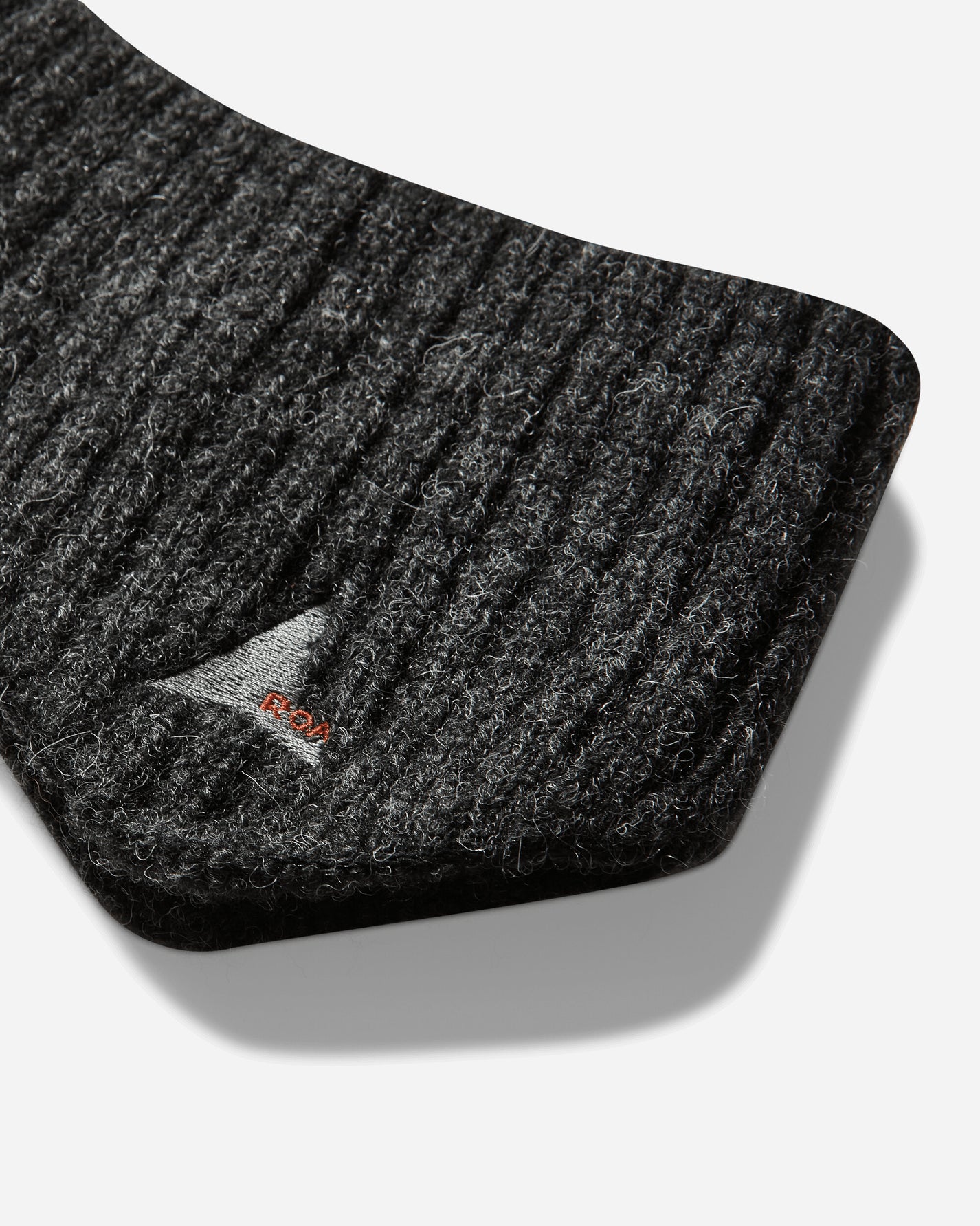 ROA Hawk Wool Knit Ear Warmer Graphite Hats Beanies YBUW296YA16 GRY0045