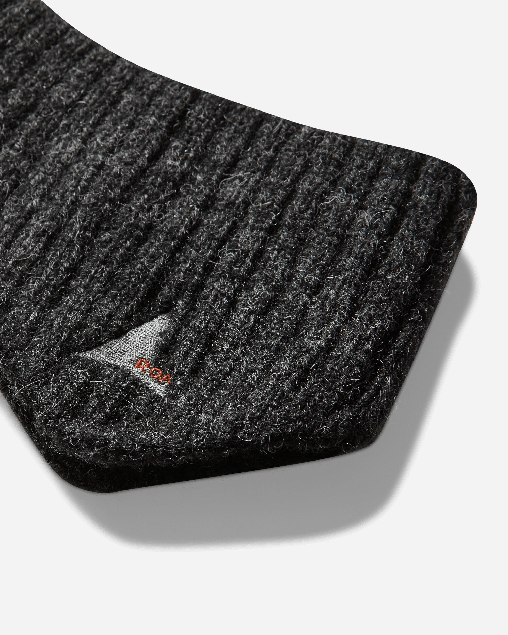 ROA Hawk Wool Knit Ear Warmer Graphite Hats Beanies YBUW296YA16 GRY0045