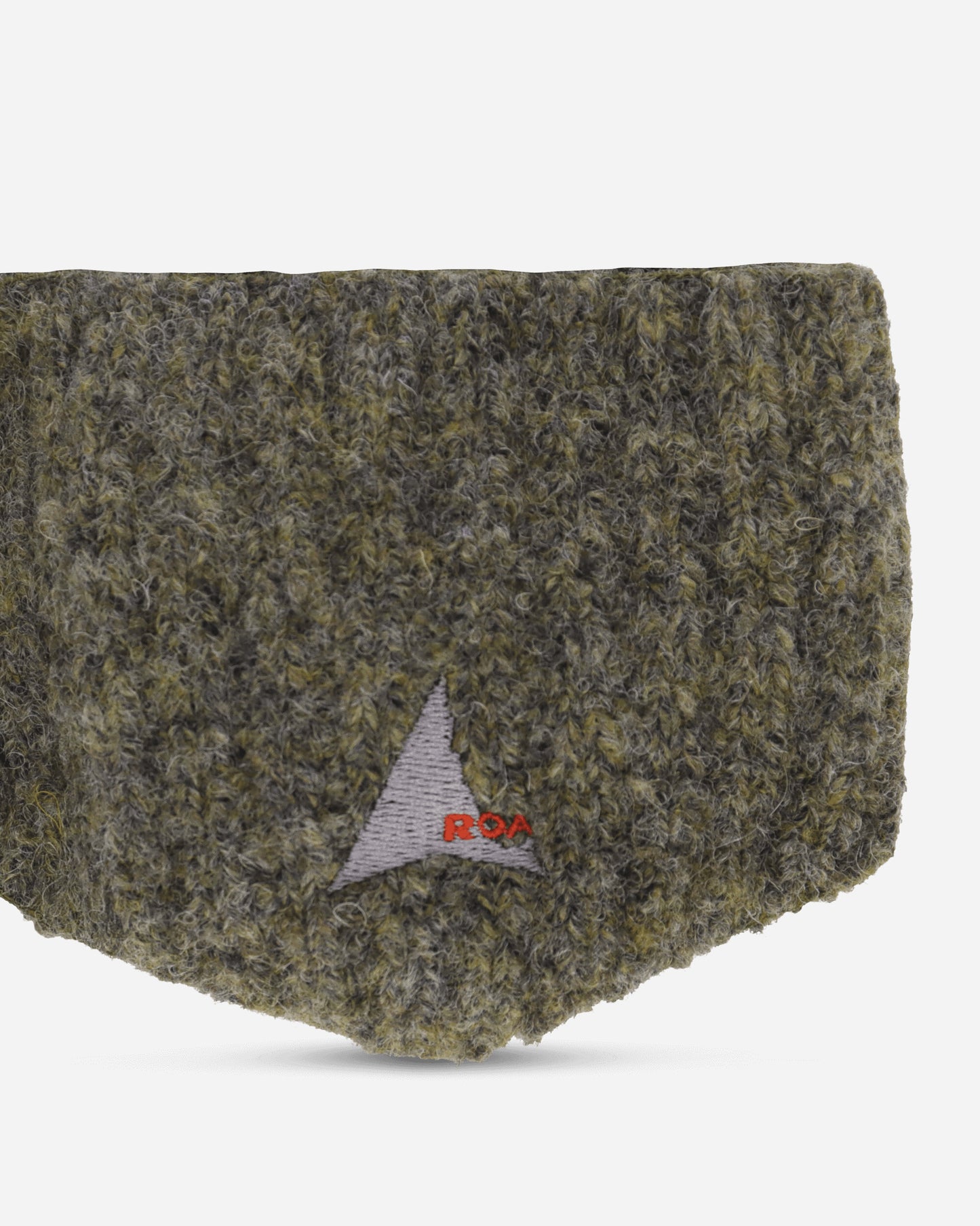 ROA Hawk Wool Knit Ear Warmer Green Hats Beanies RBUW291YA13 GRN0001