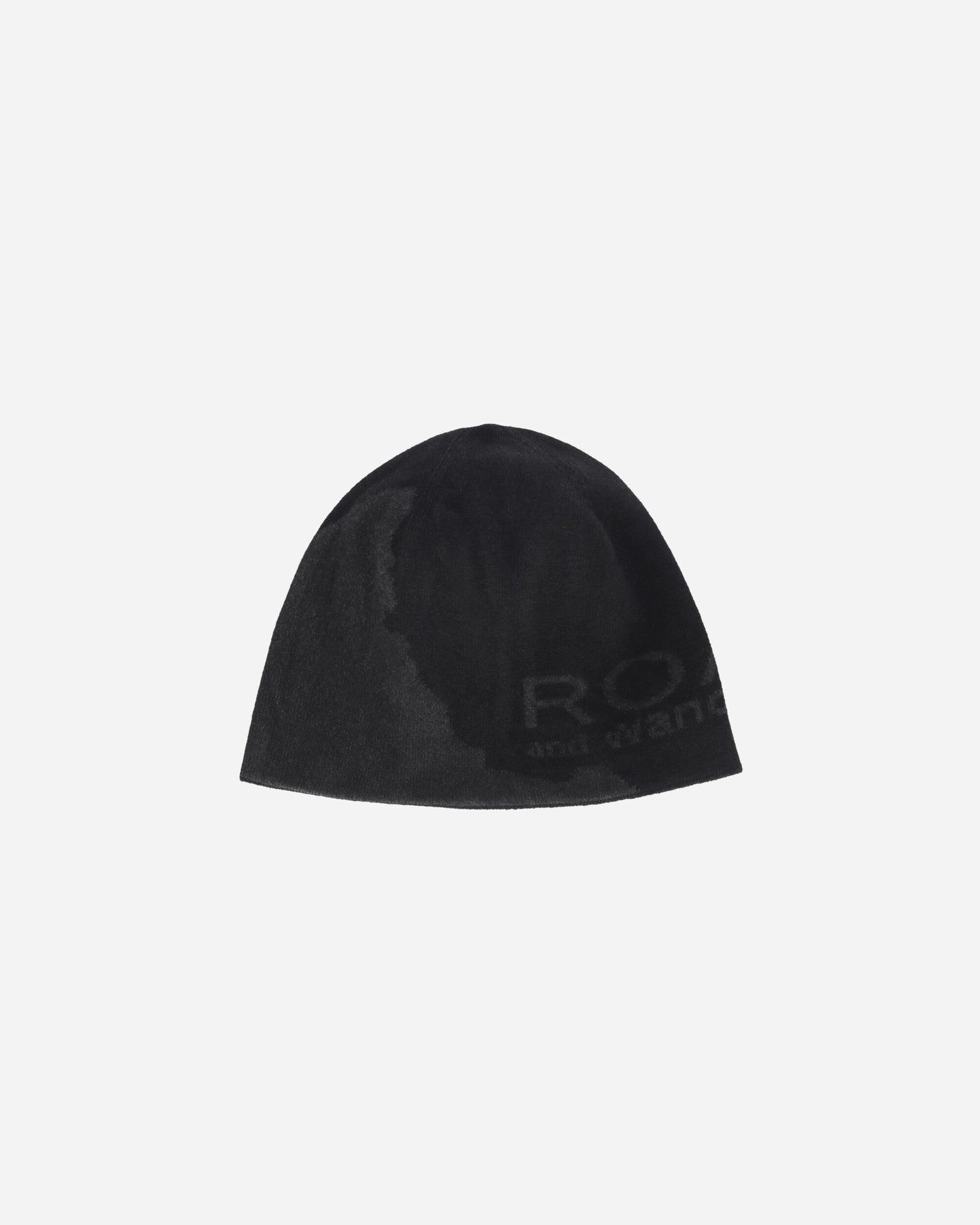 ROA Roa X And Wander Logo Cotton Beanie Black Hats Beanies OBMW203YA03 BLK0001