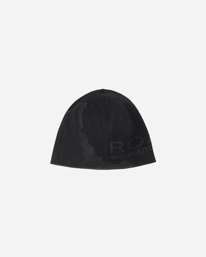 ROA Roa X And Wander Logo Cotton Beanie Black Hats Beanies OBMW203YA03 BLK0001