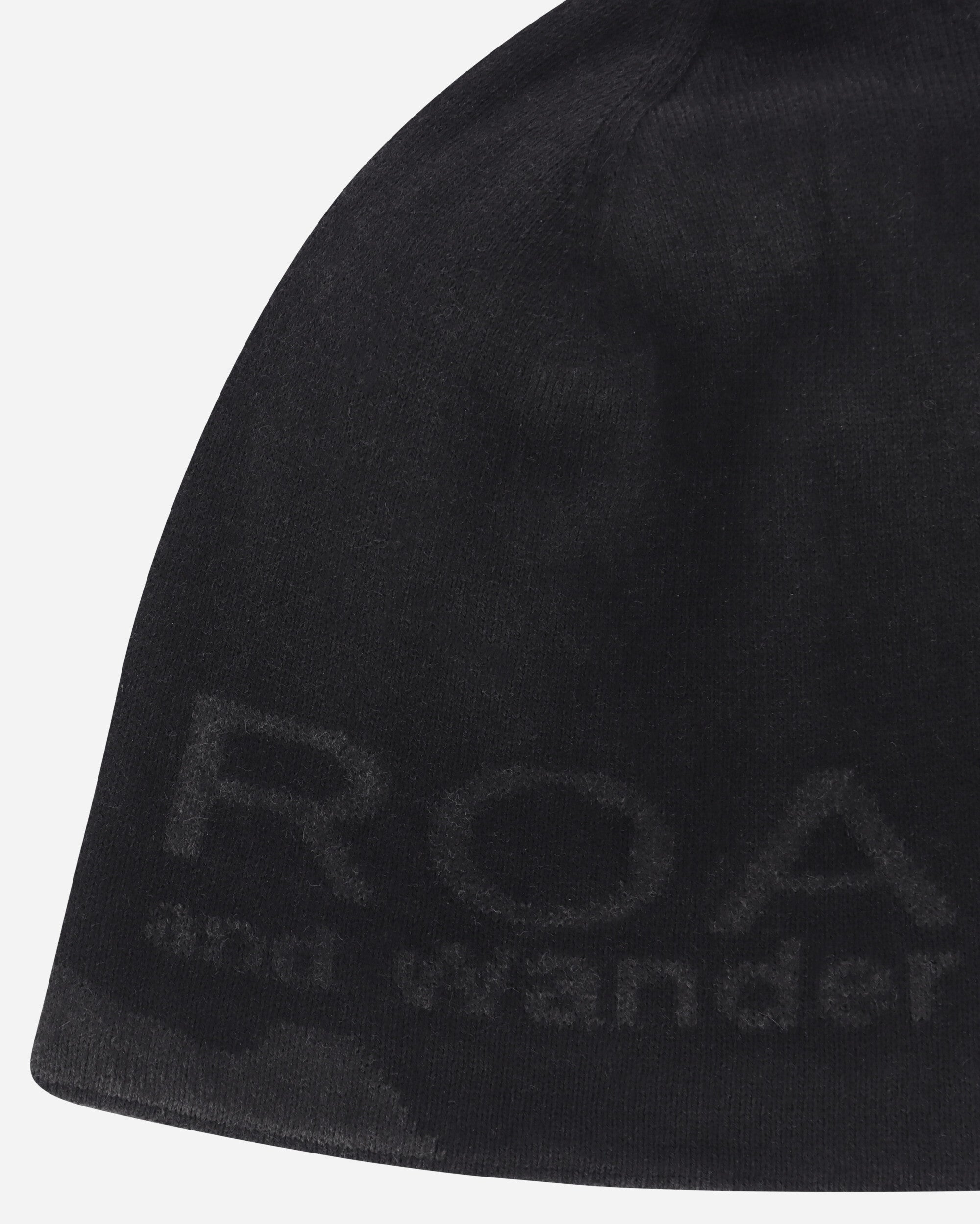 ROA Roa X And Wander Logo Cotton Beanie Black Hats Beanies OBMW203YA03 BLK0001