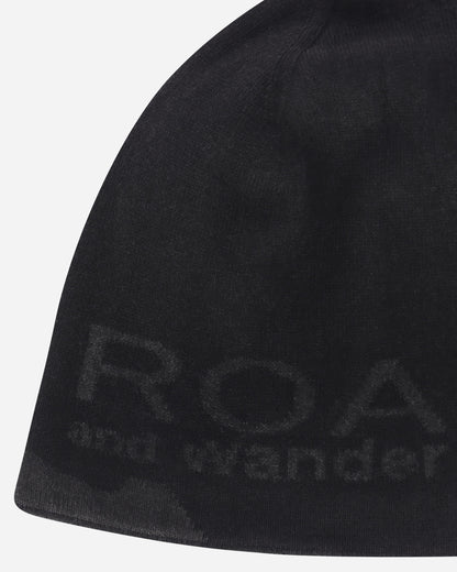 ROA Roa X And Wander Logo Cotton Beanie Black Hats Beanies OBMW203YA03 BLK0001