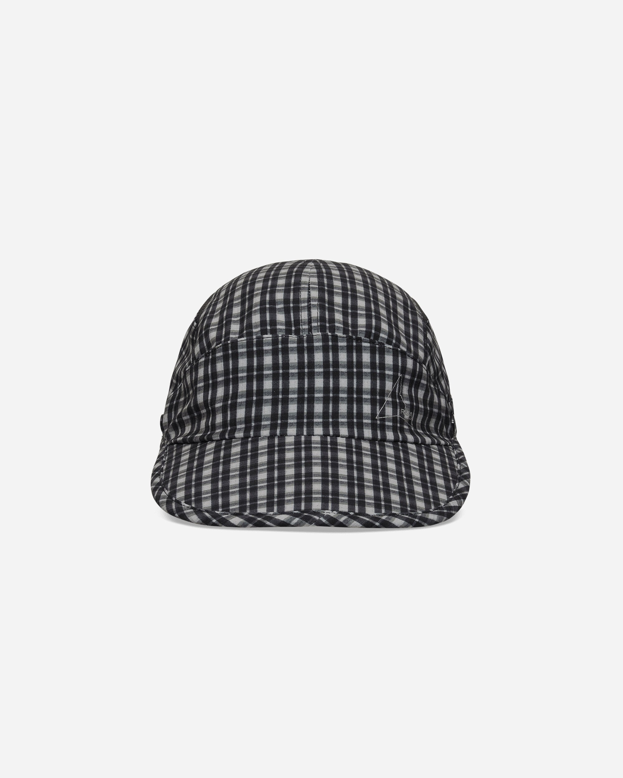 ROA Aair Floweave Printed Check Desert Cap Anthracite Hats Caps YBUW214FA09 ANT0001