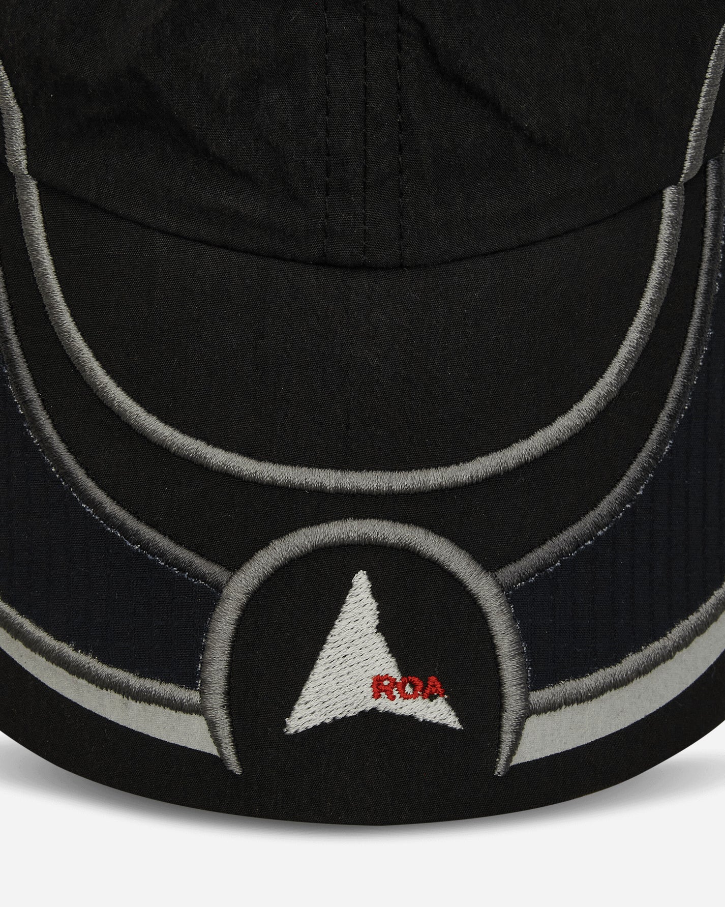 ROA Pursuit 6 Panel Cap Black Hats Caps YBUW213FA08 BLK0001