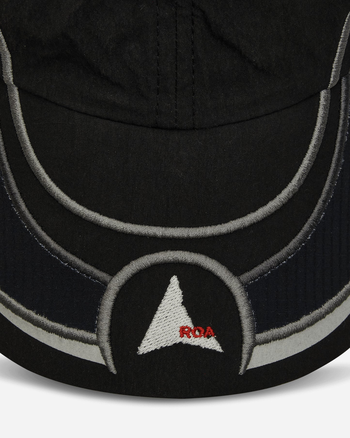 ROA Pursuit 6 Panel Cap Black Hats Caps YBUW213FA08 BLK0001