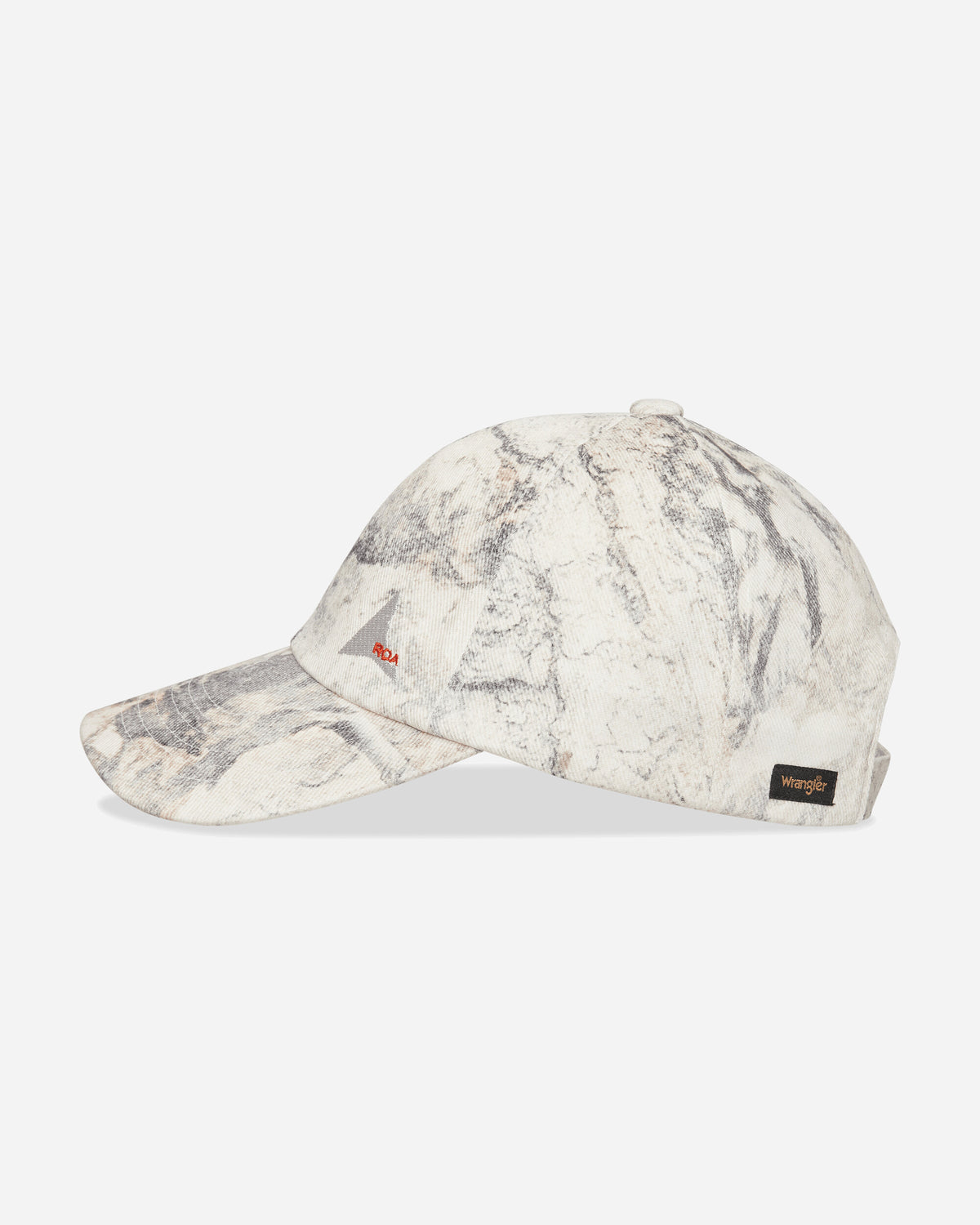 ROA Roa X Wrangler Denim 6 Panel Cap Washed Pattern Owl Light Hats Caps YBUW2168FA137 BEG0004