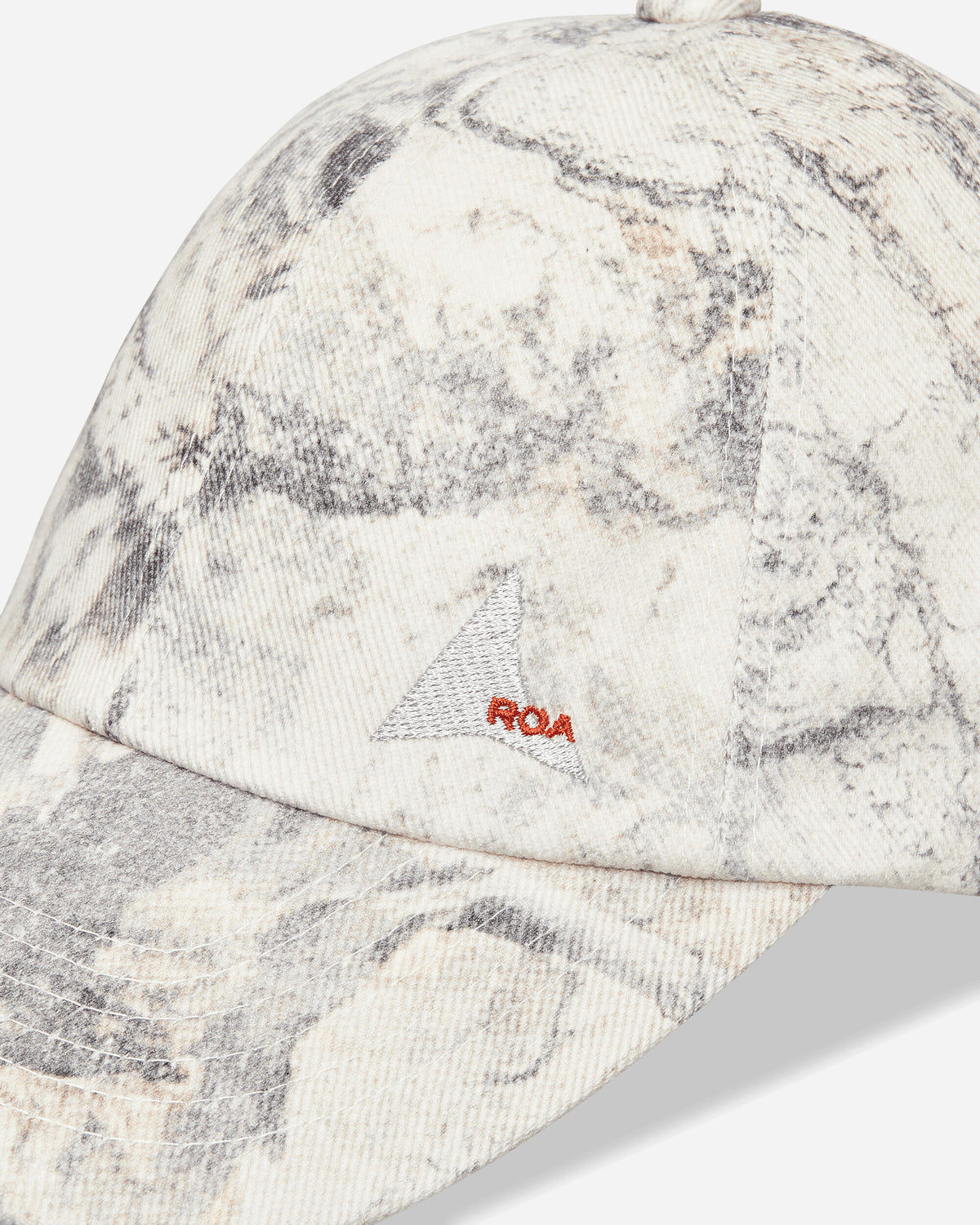 ROA Roa X Wrangler Denim 6 Panel Cap Washed Pattern Owl Light Hats Caps YBUW2168FA137 BEG0004