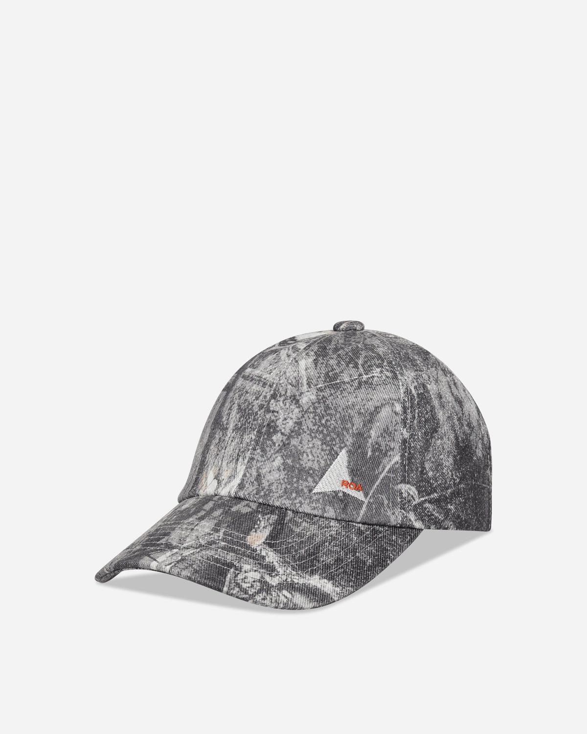 ROA Roa X Wrangler Denim 6 Panel Cap Washed Pattern Owl Dark Hats Caps YBUW2168FA137 BLK0001
