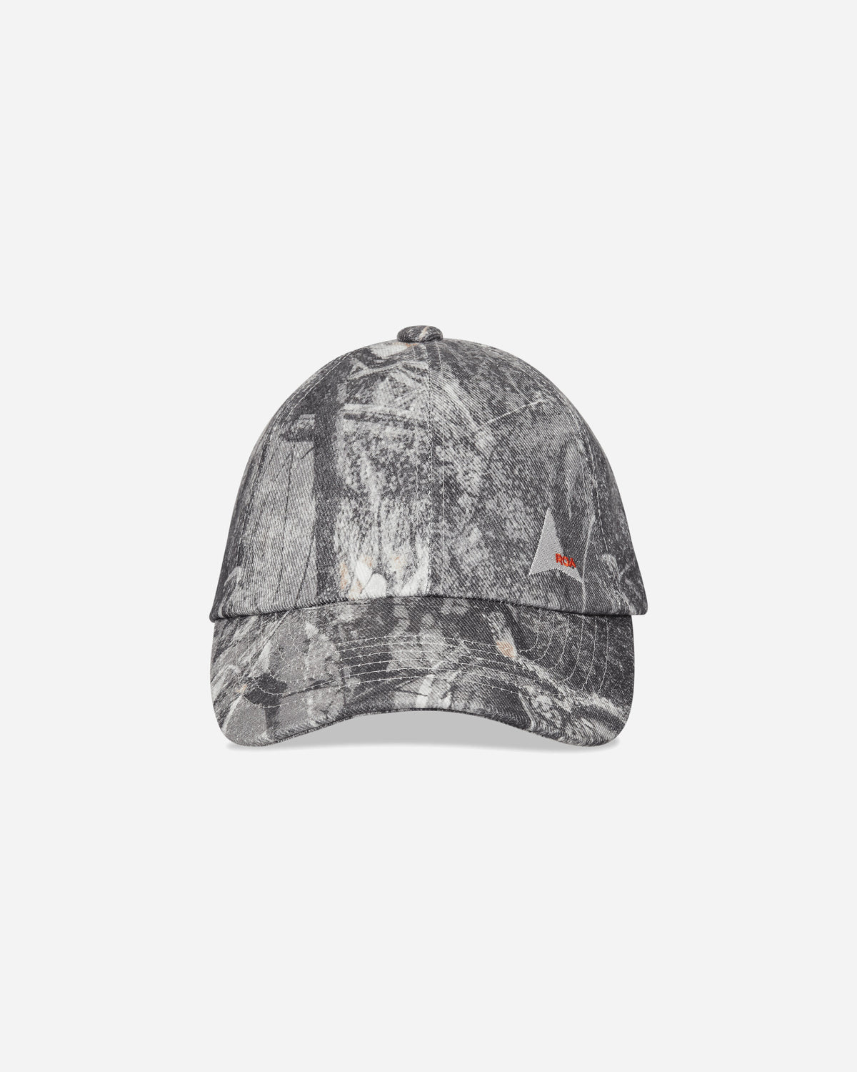 ROA Roa X Wrangler Denim 6 Panel Cap Washed Pattern Owl Dark Hats Caps YBUW2168FA137 BLK0001