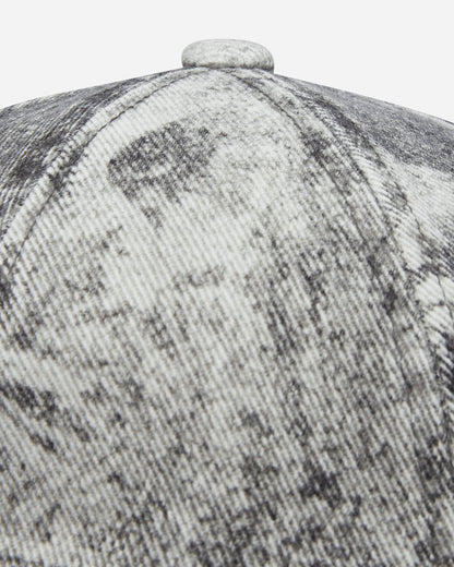 ROA Roa X Wrangler Denim 6 Panel Cap Washed Pattern Owl Dark Hats Caps YBUW2168FA137 BLK0001