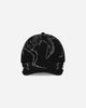 ROA Ryli Embriodered 6 Panel Cap Washed Black Hats Caps YBUW212FA07 BLK0020
