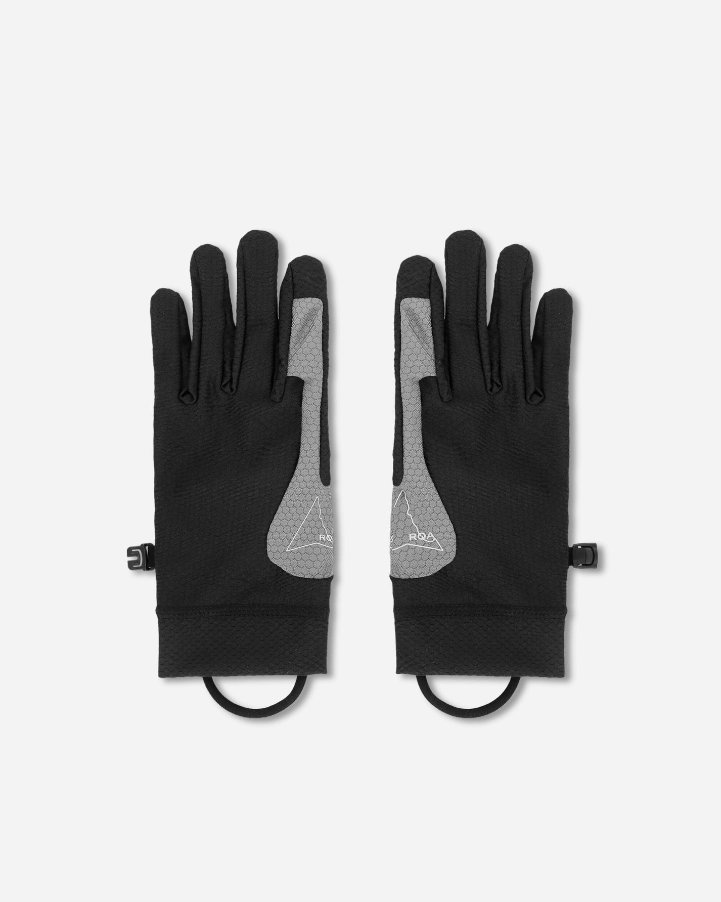 ROA Andie Base Layer Gloves Black Grey Gloves and Scarves Gloves RBUW2103FA89 BLK0028