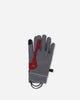 ROA Andie Base Layer Gloves Grey Dark Red Gloves and Scarves Gloves RBUW2103FA89 GRY0049
