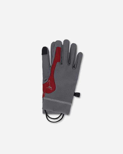 ROA Andie Base Layer Gloves Grey Dark Red Gloves and Scarves Gloves RBUW2103FA89 GRY0049