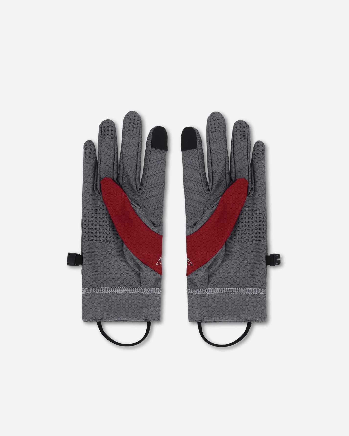 ROA Andie Base Layer Gloves Grey Dark Red Gloves and Scarves Gloves RBUW2103FA89 GRY0049