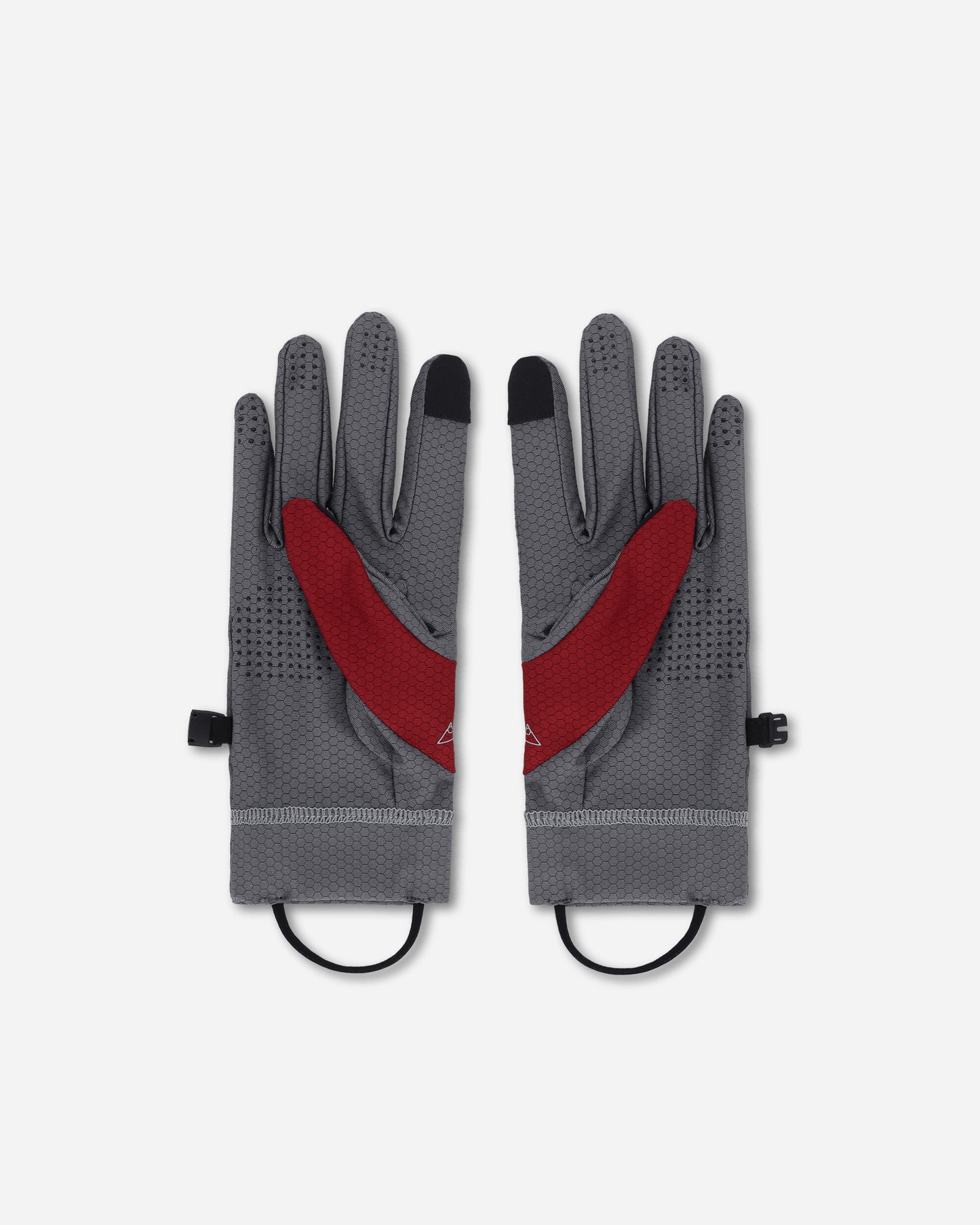 ROA Andie Base Layer Gloves Grey Dark Red Gloves and Scarves Gloves RBUW2103FA89 GRY0049