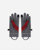 ROA Andie Base Layer Gloves Grey Dark Red Gloves and Scarves Gloves RBUW2103FA89 GRY0049