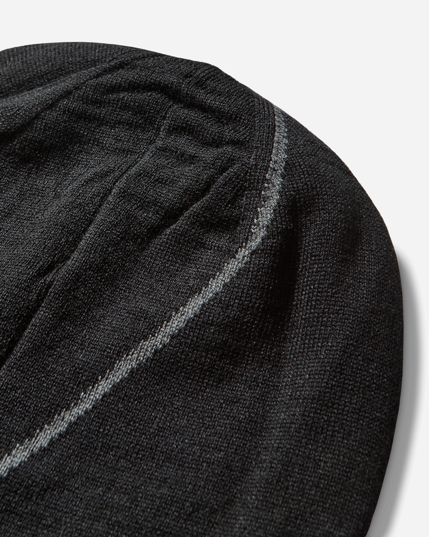 ROA Logo Wool Beanie Deep Black Hats HATS BEANIE YBUW205YA04 BLK0049