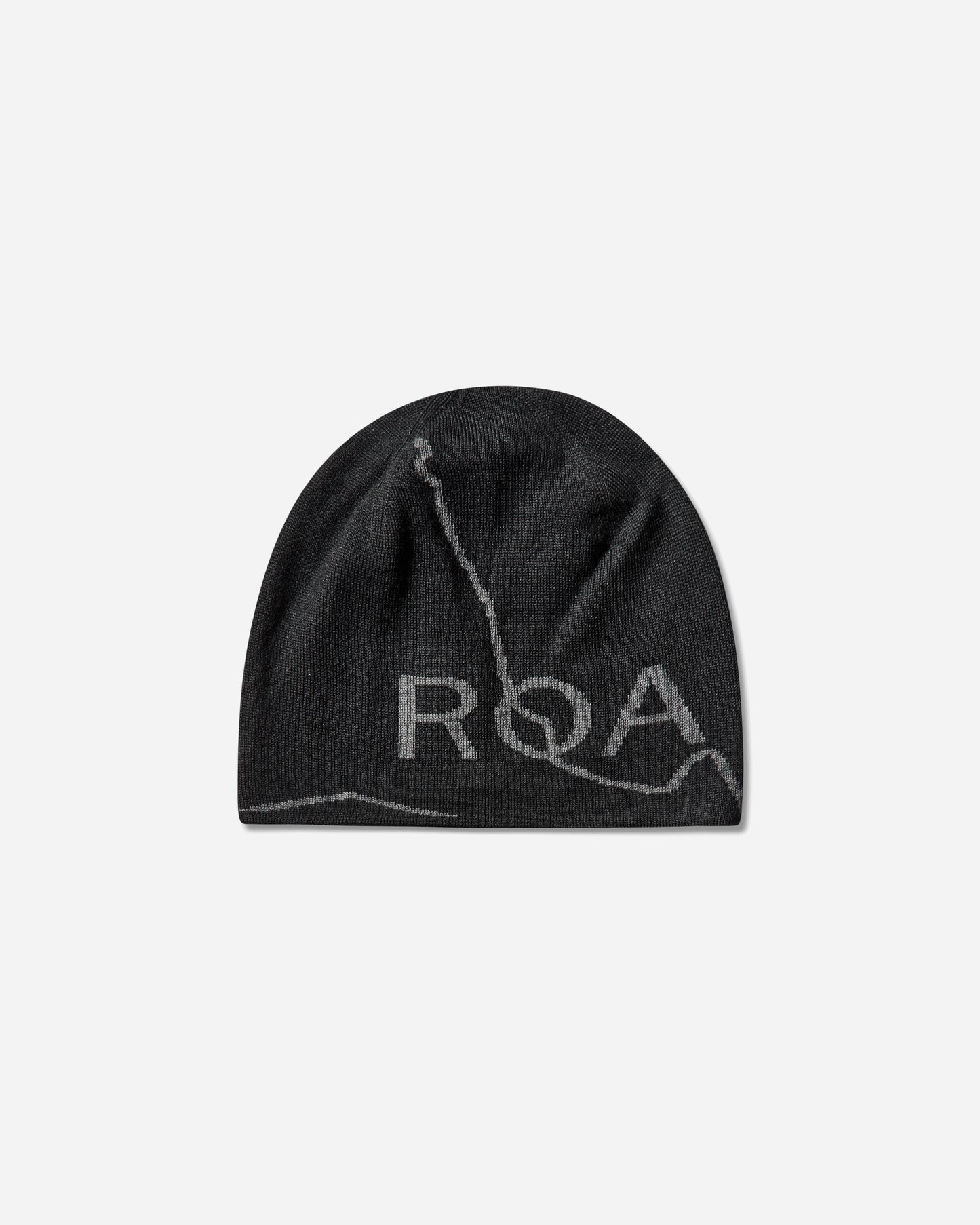 ROA Logo Wool Beanie Deep Black Hats HATS BEANIE YBUW205YA04 BLK0049