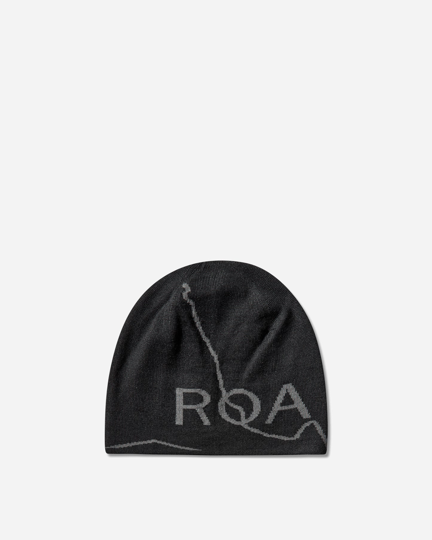 ROA Logo Wool Beanie Deep Black Hats HATS BEANIE YBUW205YA04 BLK0049