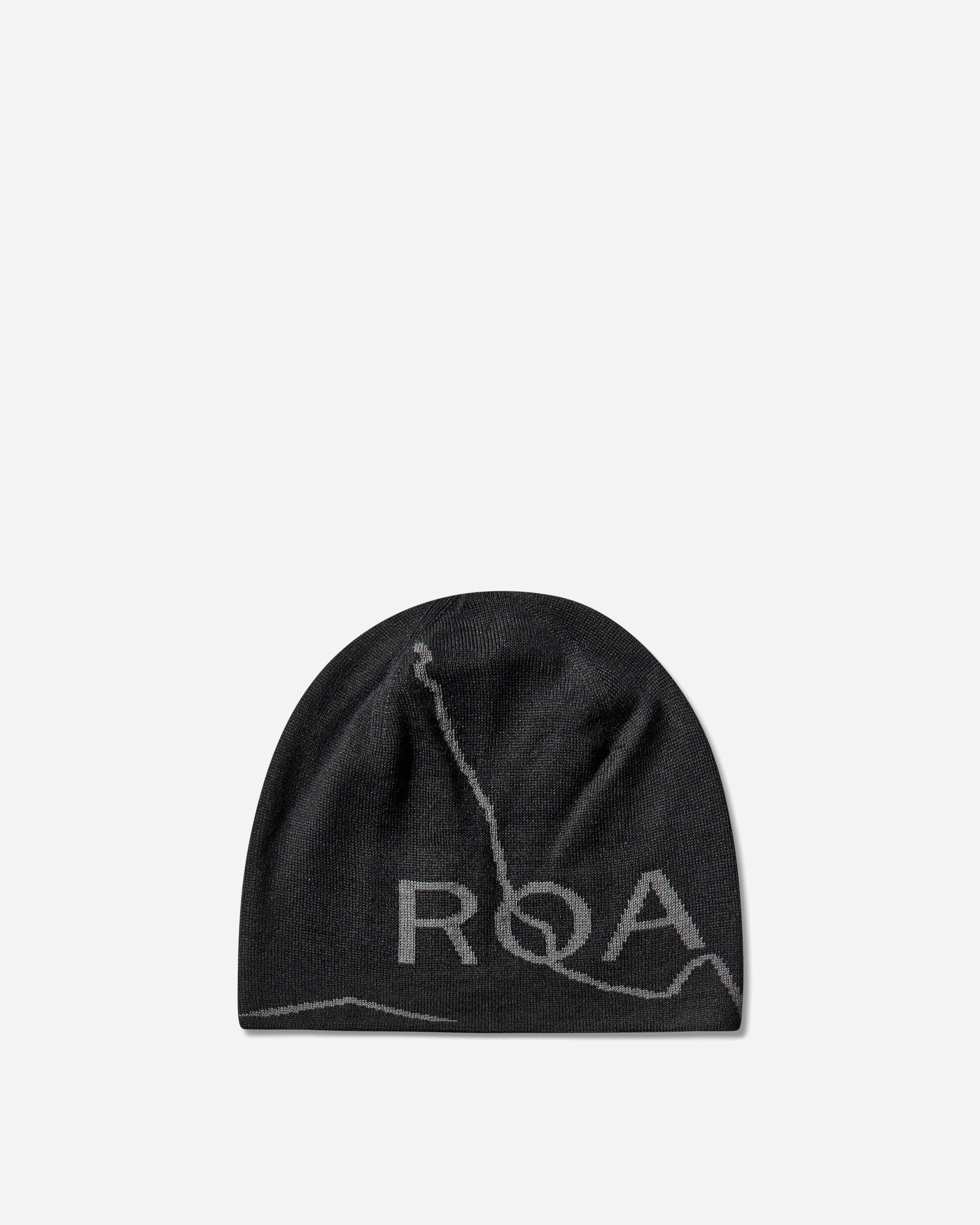 ROA Logo Wool Beanie Deep Black Hats HATS BEANIE YBUW205YA04 BLK0049