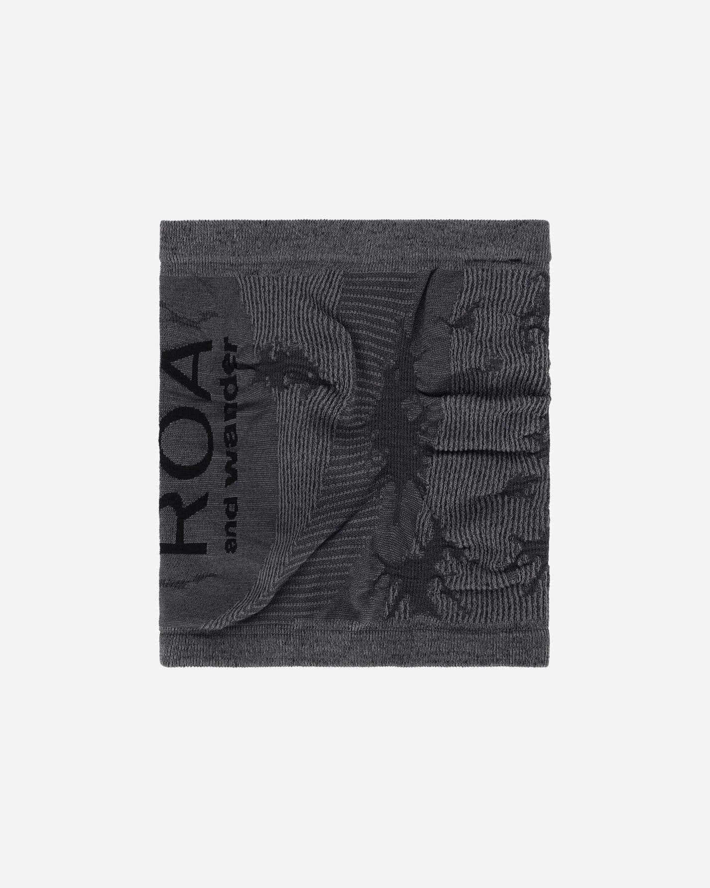 ROA Roa X And Wander Golm Dryarn Seamless Neck Warmer Black Gloves and Scarves Scarves and Warmneck OBMW202YA02 BLK0001