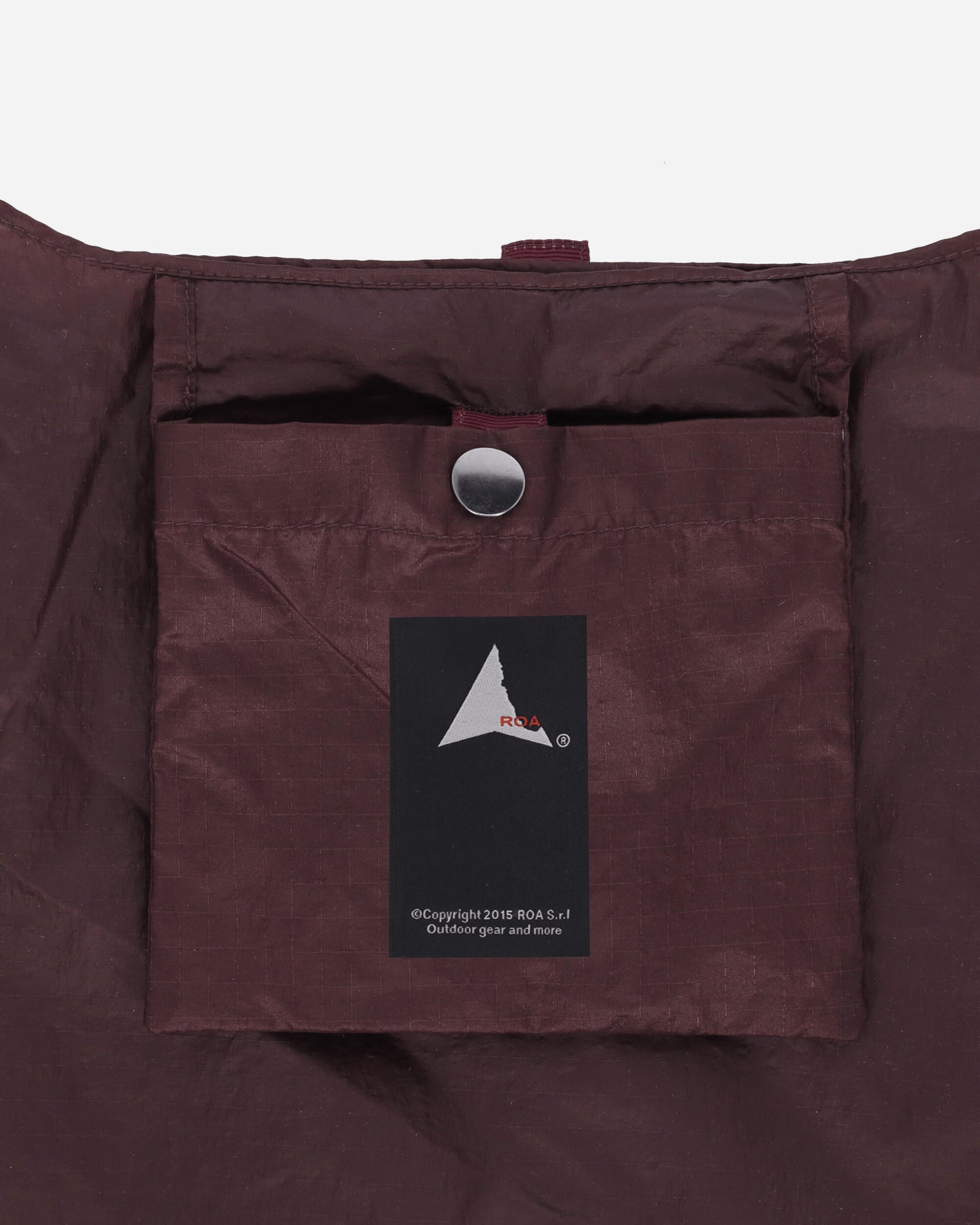 ROA LAKI Packable Knot Bag Bitter Chocolate Bags and Backpacks Shoulder Bags YBUW2154FA124 BRW0001
