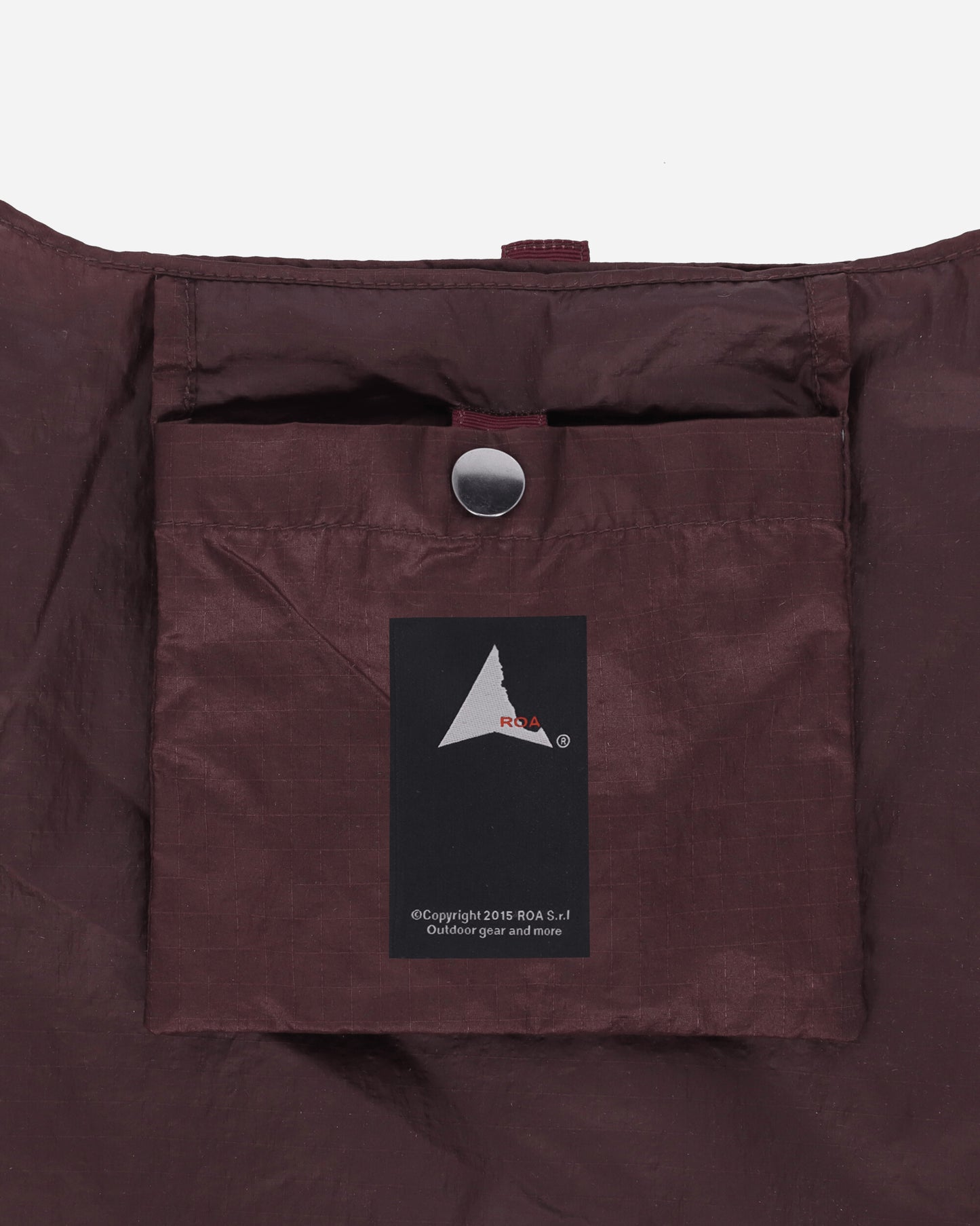 ROA LAKI Packable Knot Bag Bitter Chocolate Bags and Backpacks Shoulder Bags YBUW2154FA124 BRW0001