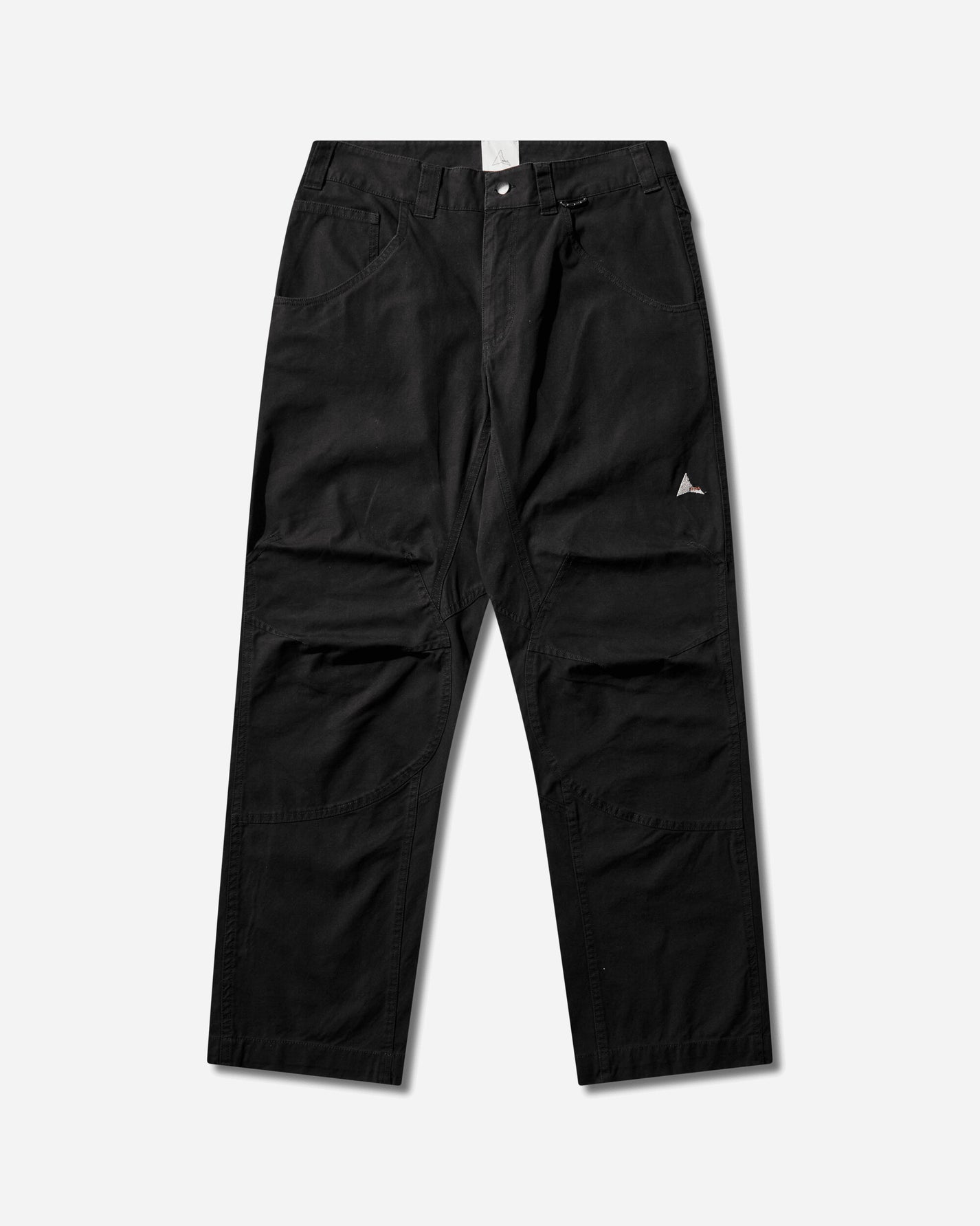 ROA Crimp Shaped Cotton Pants Black Pants Casual YBMW053FA49 BLK0001