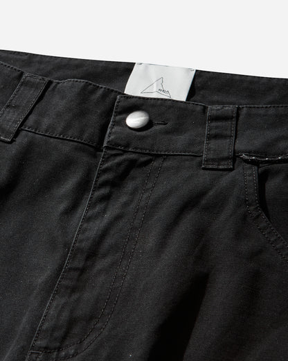 ROA Crimp Shaped Cotton Pants Black Pants Casual YBMW053FA49 BLK0001