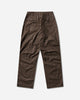 ROA Crimp Shaped Waxed Cotton Pants Dark Brown Pants Casual YBMW0163FA132 BRW0003