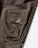 ROA Crimp Shaped Waxed Cotton Pants Dark Brown Pants Casual YBMW0163FA132 BRW0003