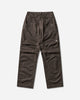 ROA Crimp Shaped Waxed Cotton Pants Dark Brown Pants Casual YBMW0163FA132 BRW0003