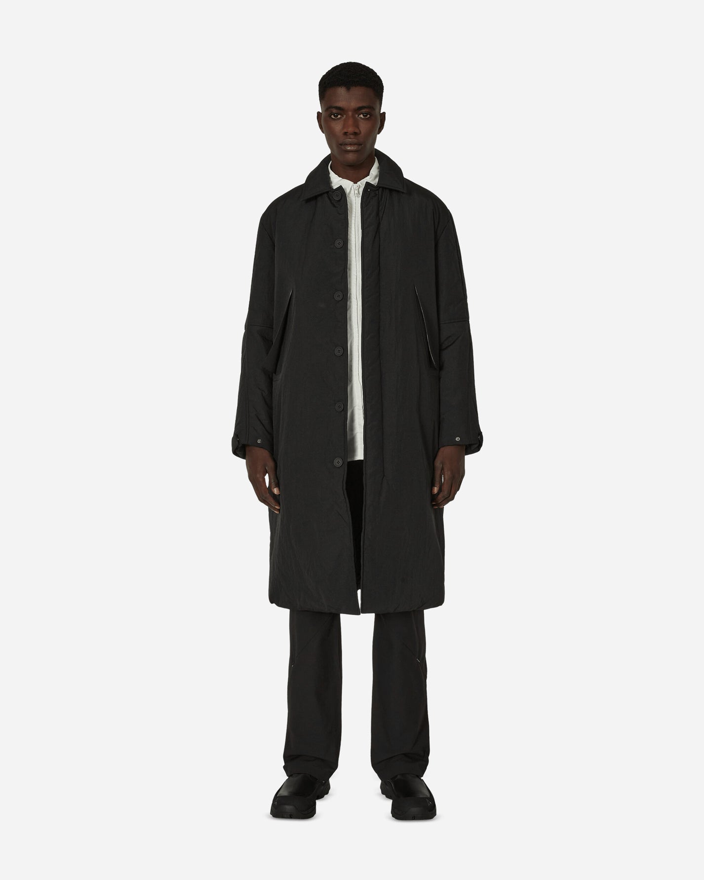 ROA Car Coat Black Coats and Jackets Coats RBMW003WO03 BLK0001