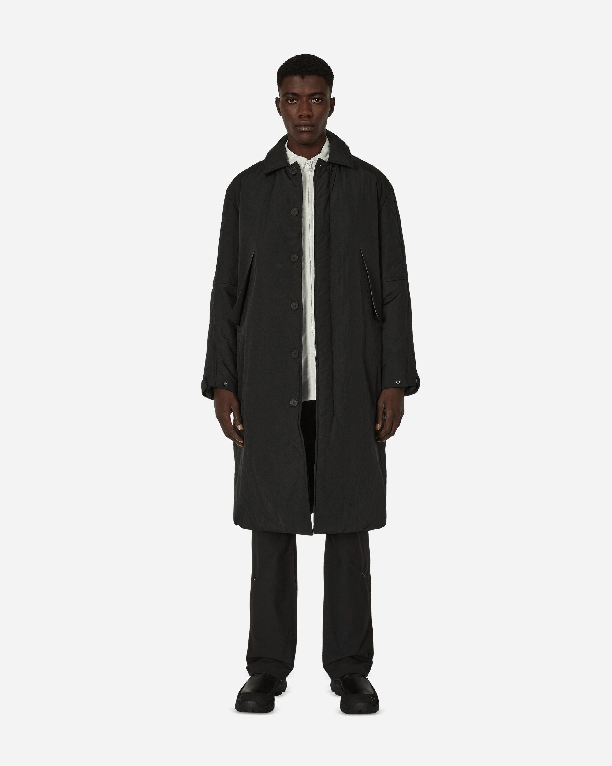 ROA Car Coat Black Coats and Jackets Coats RBMW003WO03 BLK0001