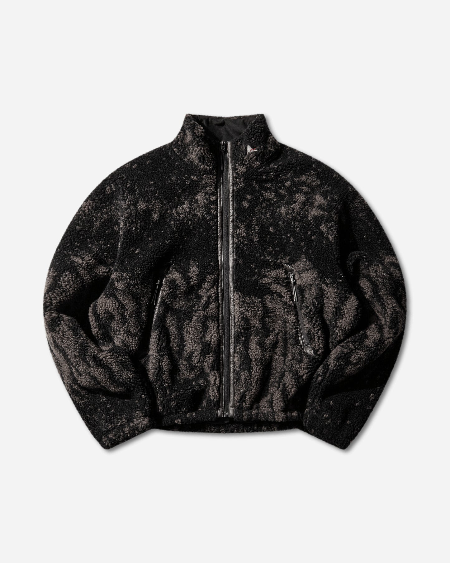 ROA Ewe Furry Jacket Fuzzy Dark Brown Coats and Jackets Down Jackets YBUW067FA41 MLT0006