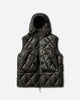 ROA Nuna 600 Fill Power Printed Check Hooded Down Vest Anthracite Coats and Jackets Down Jackets YBMW030FA27 ANT0001