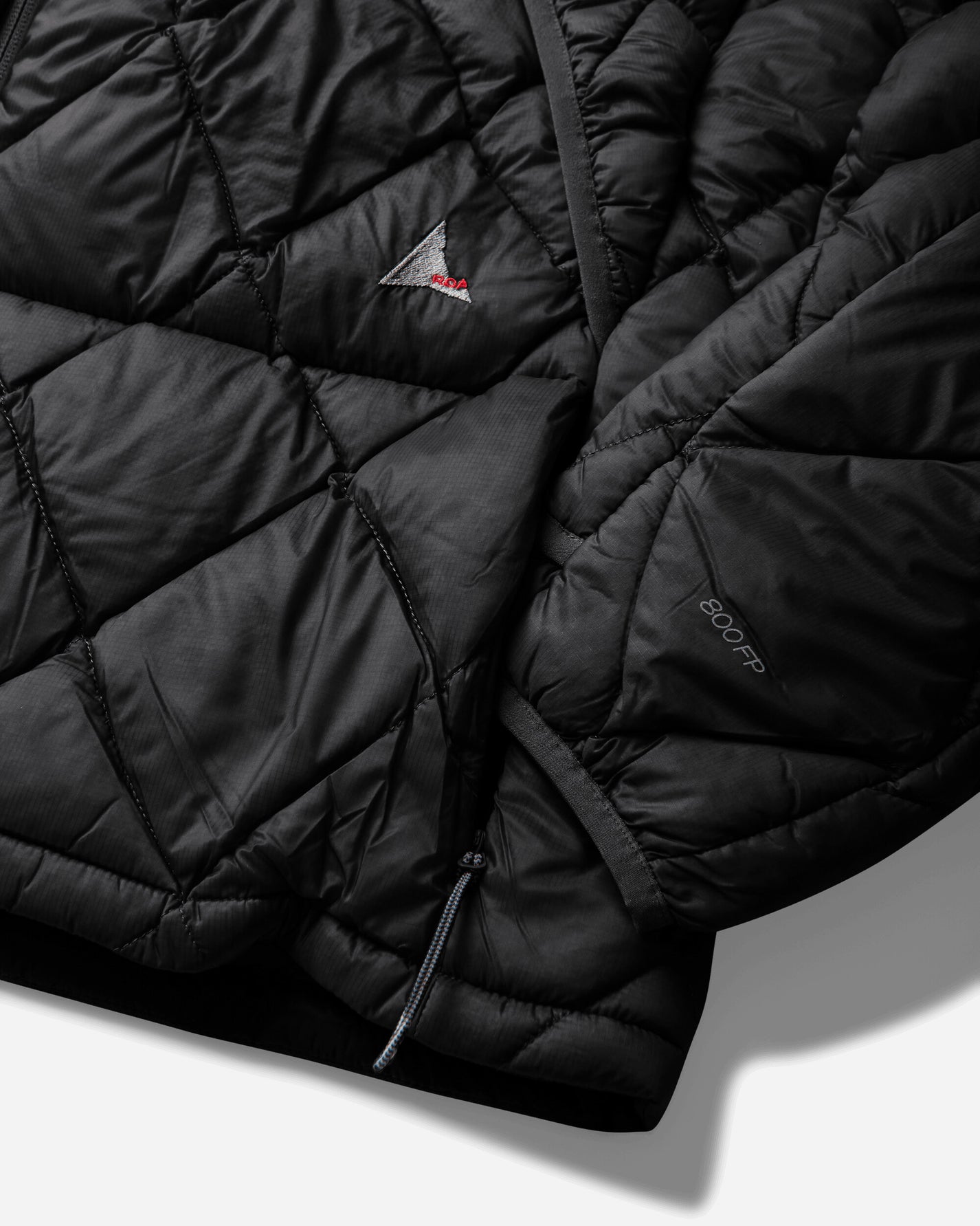 ROA Nuna 800 Fill Power Hooded Down Jacket Black Coats and Jackets Down Jackets YBUW0212FA158 BLK0001