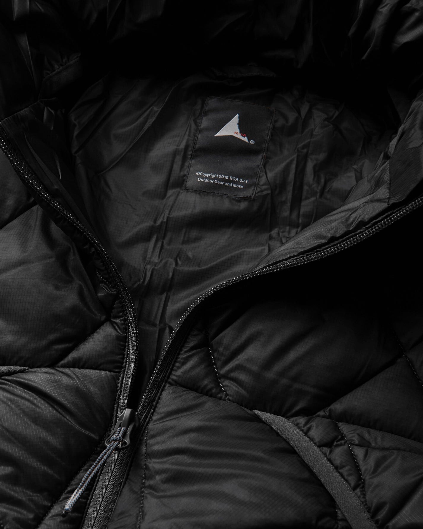 ROA Nuna 800 Fill Power Hooded Down Jacket Black Coats and Jackets Down Jackets YBUW0212FA158 BLK0001