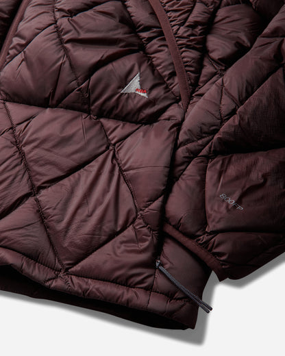 ROA Nuna 800 Fill Power Hooded Down Jacket Burgundy Coats and Jackets Down Jackets YBUW0212FA158 RED0007