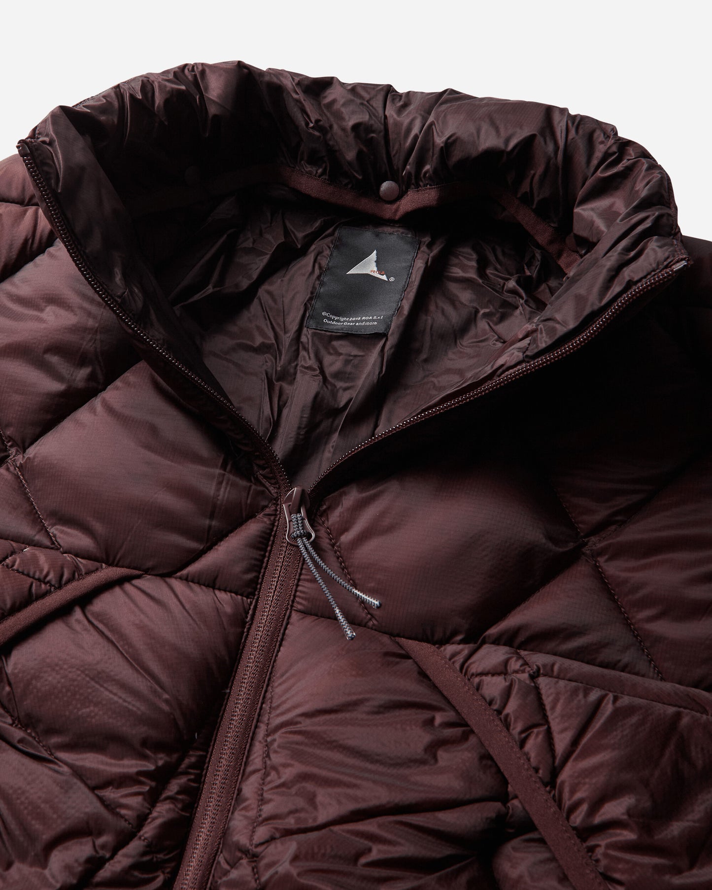ROA Nuna 800 Fill Power Hooded Down Jacket Burgundy Coats and Jackets Down Jackets YBUW0212FA158 RED0007