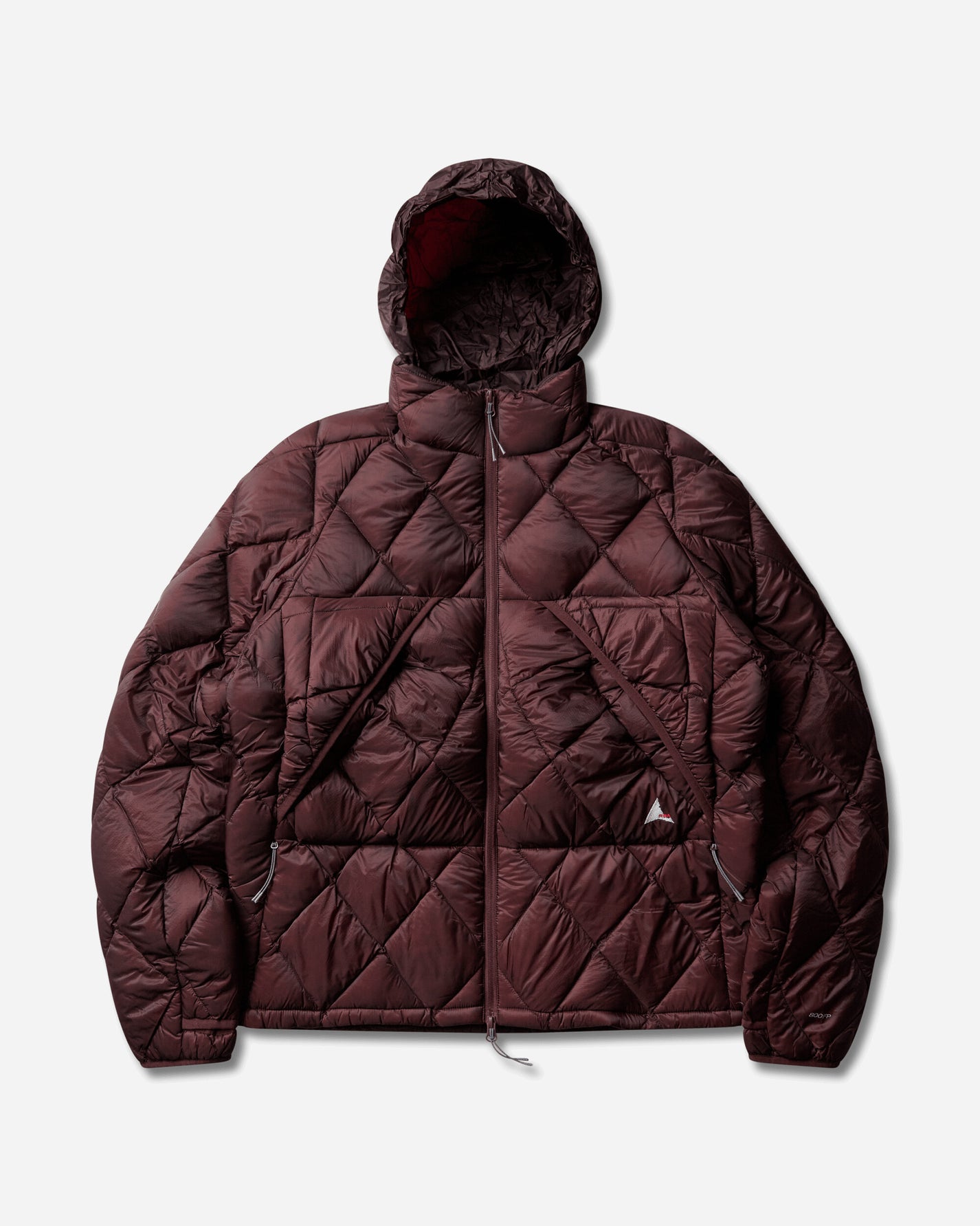 ROA Nuna 800 Fill Power Hooded Down Jacket Burgundy Coats and Jackets Down Jackets YBUW0212FA158 RED0007