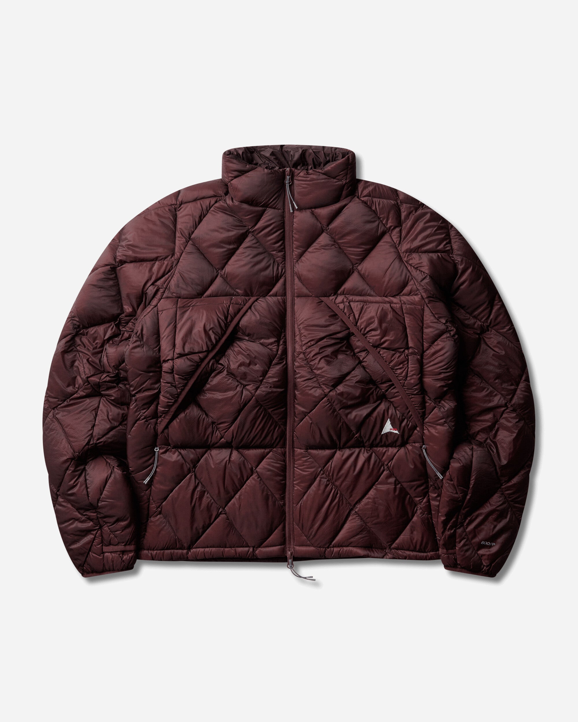 ROA Nuna 800 Fill Power Hooded Down Jacket Burgundy Coats and Jackets Down Jackets YBUW0212FA158 RED0007