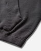 ROA Bee Sun Faded Organic Waffle Zip Up Hoodie Graphite Sweatshirts Hoodies YBMW034FA31 GRY0045