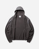 ROA Bee Sun Faded Organic Waffle Zip Up Hoodie Graphite Sweatshirts Hoodies YBMW034FA31 GRY0045