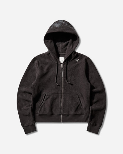 ROA Guniy Inside Out Zip-Up Baby Hoodie Washed Black Sweatshirts Hoodies YBWW031JY12 BLK0020