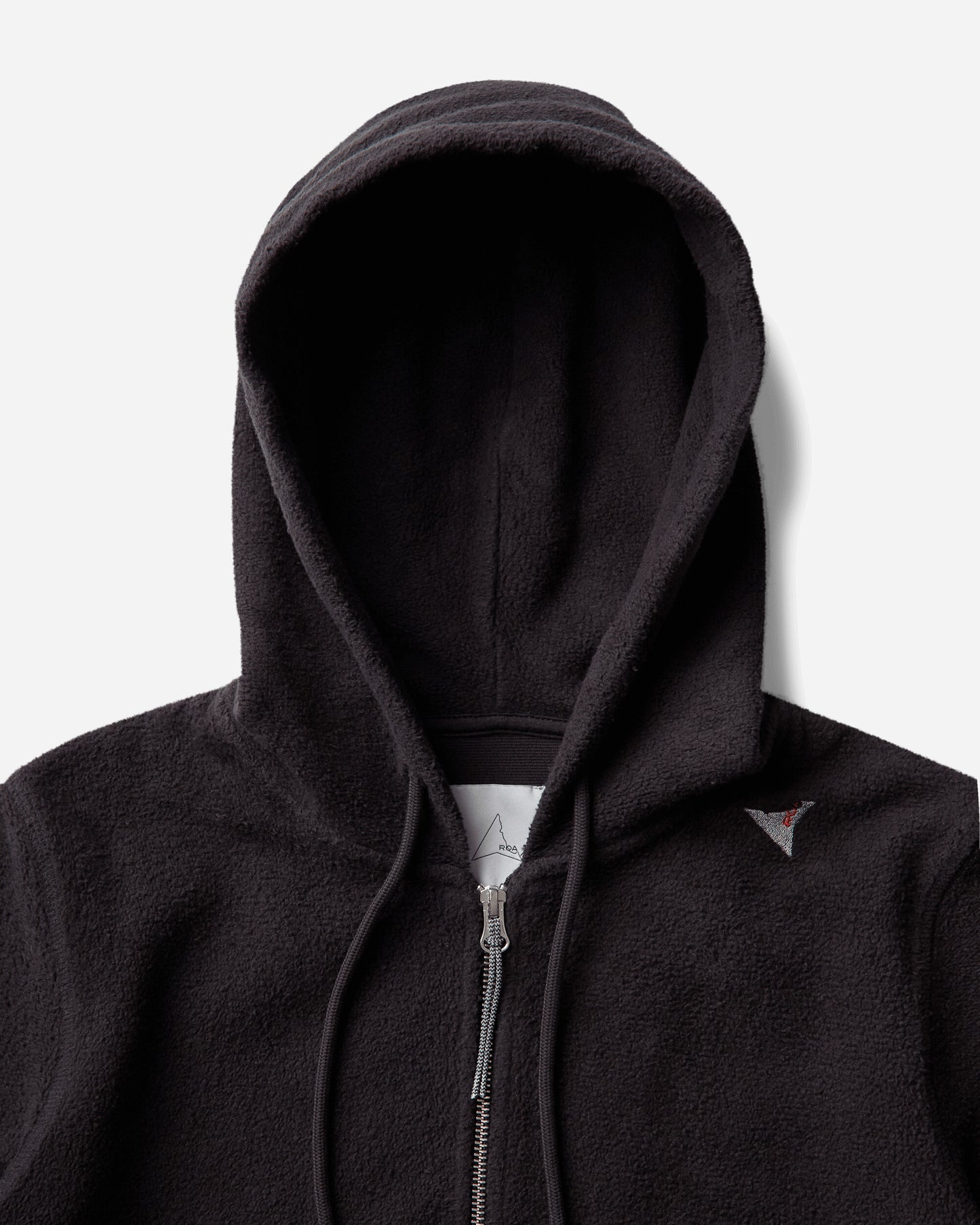 ROA Logo Inside Out Zip-Up Baby Hoodie Washed Black Sweatshirts Hoodies YBWW065JY20 BLK0020
